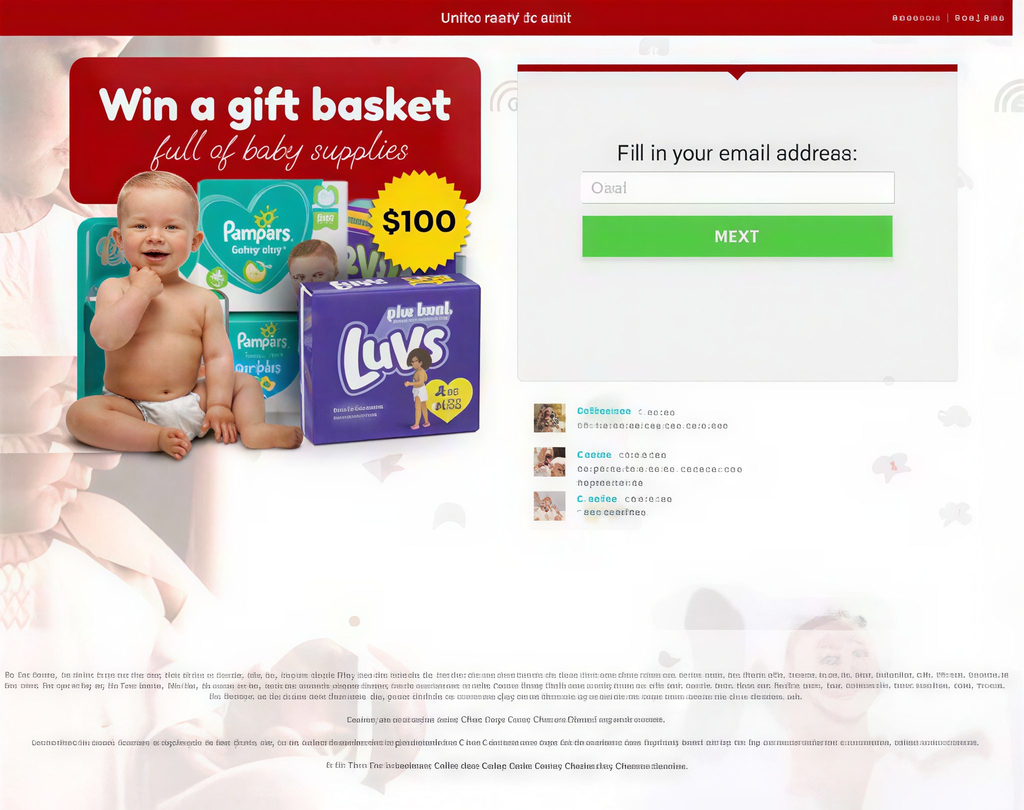 Win Baby Supplies sweepstakes