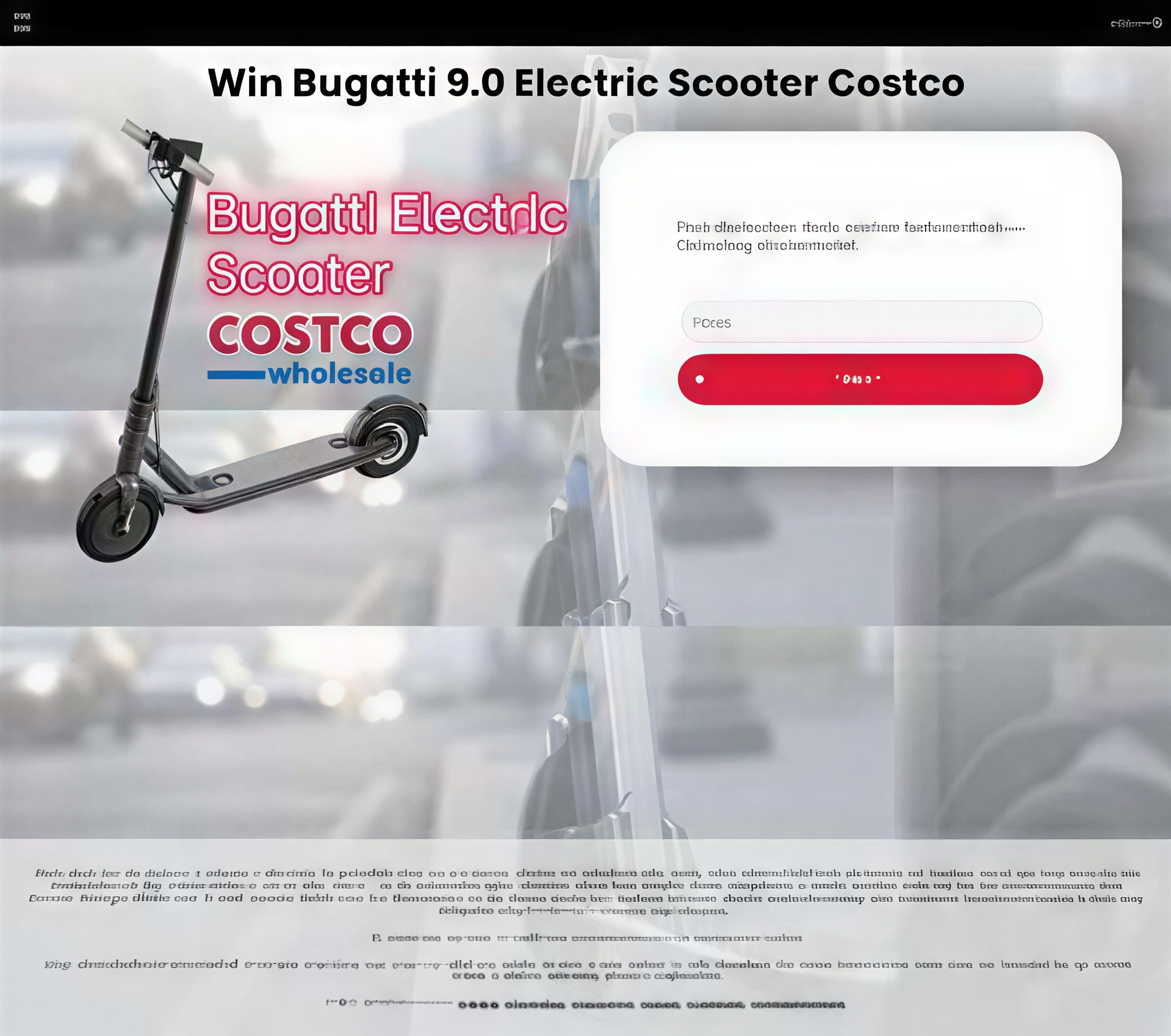 Win Electric Scooter sweepstakes